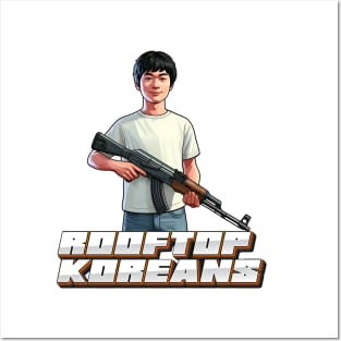 Rooftop Koreans Posters and Art